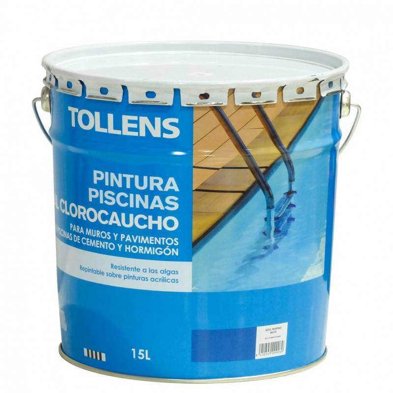 Tollens Chlorinated Rubber Pool Paint 15 L