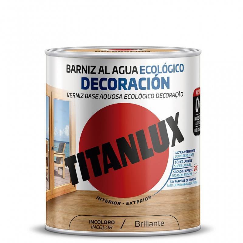 Titan Waterborne Varnish Ecological Glossy Decoration Titanlux