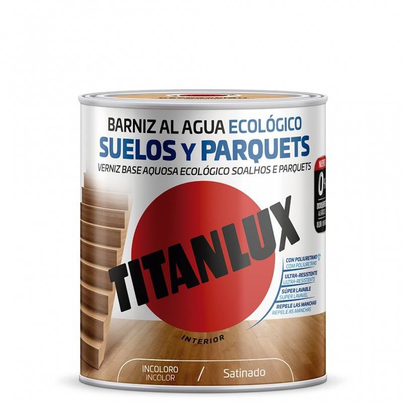 Titan Ecological Water-based Varnish Titanlux Satin Floors and Parquets