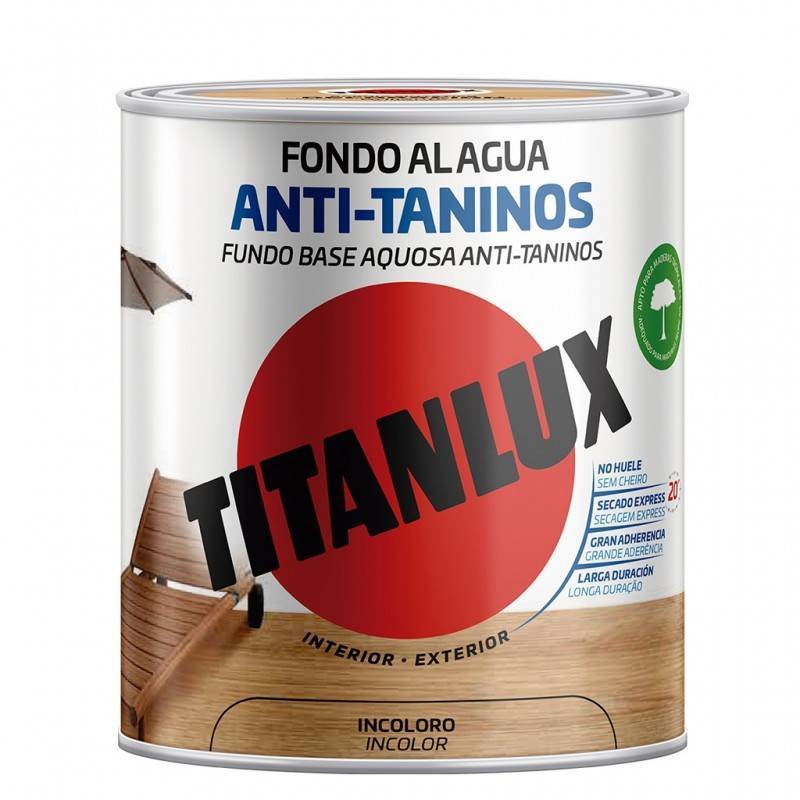 Titan Fondo al agua Anti-Taninos Titanlux 750 ml