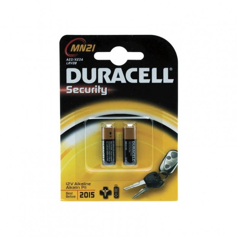 Batterien 2 x 23A 12V Duracell-Alkalibatterien (12V)