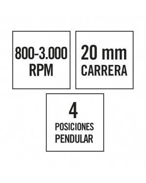 RATIO Sierra Caladora 800W Con Maletín Sr800Nw Ratio
