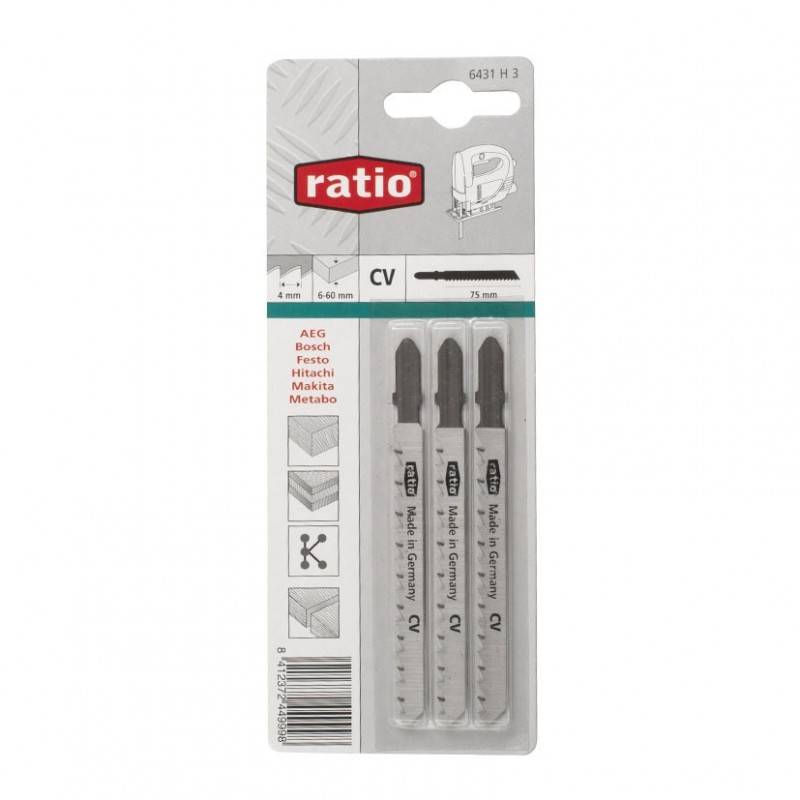 RATIO Jig Saw Ratio para Bosch Set 3 Units 6431H3