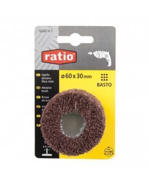 RATIO Brosse en fibre de nylon 60X30 rapport fin