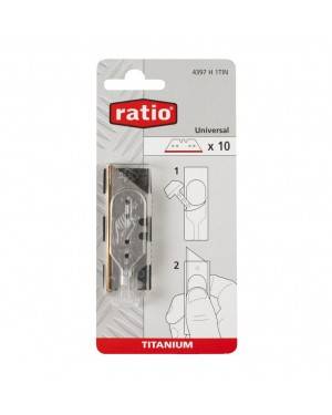 RATIO Lame trapézoïdale 60 mm Set 10 pièces Ratio