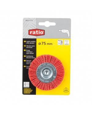 RATIO Red Nylon Circular Brush 100 Mm Ratio