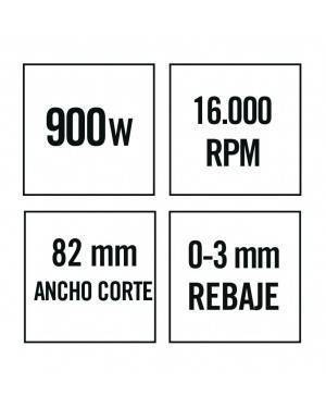 RATIO Spazzola elettrica Cr900Nm Rapporto 900W
