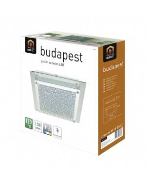 DUOLEC Square Led ceiling lamp Budapest 17W 3000K