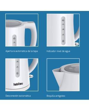 Bouilloire HABITEX Cc5801 1,7 L Blanc Habitex