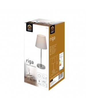 DUOLEC Touch Table Lamp Riga White