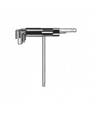 RATIO Set di chiavi a brugola da 8 pezzi con rapporto 2-10 mm