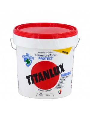 Titan Pintura Blanca Antibacterias Cobertura Total Protect Titanlux