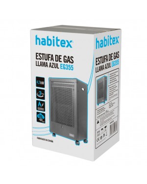 HABITEX Cuisinière à gaz flamme bleue EG355 HABITEX