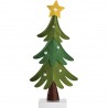 HABITEX Christmas tree in wood base fabric with Led lights