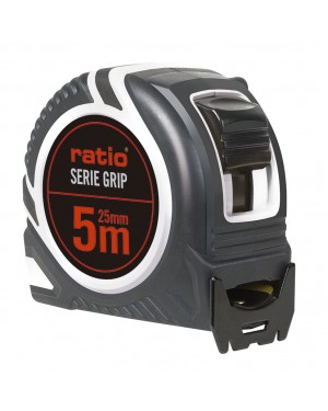 RATIO Ruban Flexomètre 25mm 5m RATIO Grip
