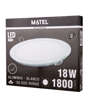 Alfa Dyser Downlight LED Rotondo Bianco 18w Luce Fredda