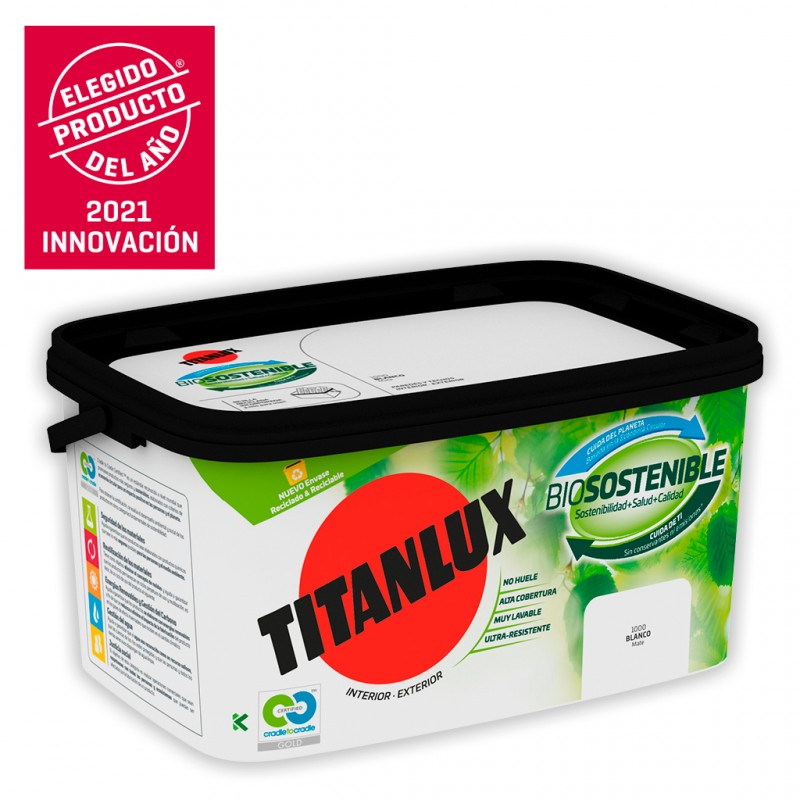 Titan 4L Titanlux Balde de tinta bio-sustentável