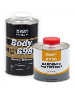HB BODY Body Lacquer 698 1 L + CAT. 753 NORMAL 500 ML HBBody