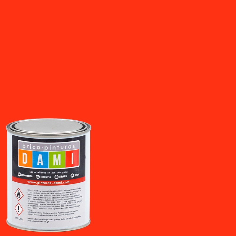 Brico-peintures Dami Synthetic Enamel S / R Fluorescent Satin 1L