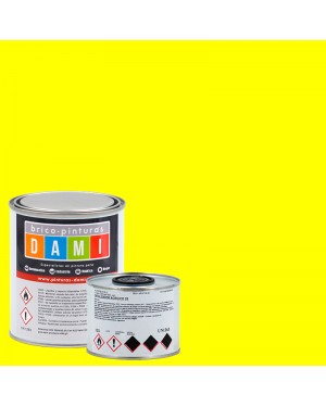 Brico-paintings Dami Polyurethane Enamel 2 components Bright Fluorescent 1L