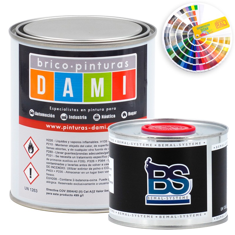 Brico-Farben Dami Monolayer Karosserie Matt UHS 2K RAL Farbe