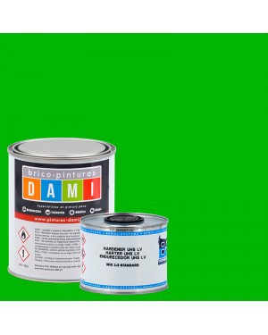 Brico-Paints Dami Monolayer Karosserie Hochglänzend UHS 2K Fluorescent 1L