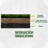 NORTENE Entwässerungsnetz gegen Gras 1 x 4 m Nortene