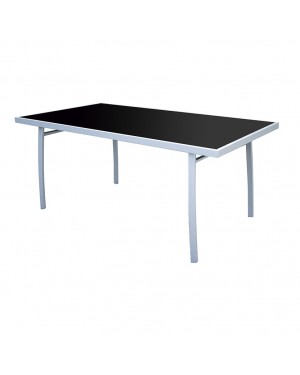 CADENA88 Quadratischer Tisch aus gehärtetem Stahl aus Stahl BRASILIEN