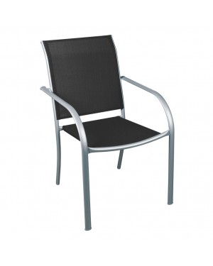 CADENA88 Cadeira de aço preto prateado BRAZIL