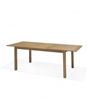 CADENA88 Extendable eucalyptus wood table 150-200x83xh.74 cm. BREEZE