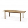 CADENA88 Extendable eucalyptus wood table 150-200x83xh.74 cm. BREEZE