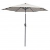CHAIN88 Aluminum parasol ø 2.5 m. Neck ø 38 mm.