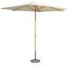 CHAIN88 Natural wood parasol. ø 3 m. mast ø 38 mm.