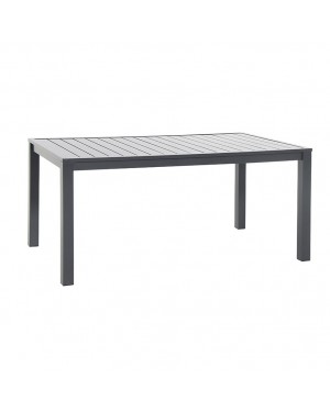CADENA88 Aluminum table with Parma aluminum top 160x90 cm.