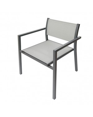 CADENA88 Stuhl aus Stahltextilien mit CAPRI-Armen