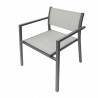 CADENA88 Steel-textilene chair with CAPRI arms