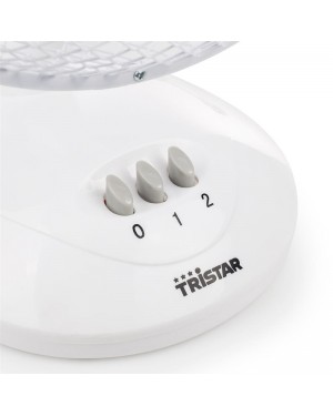 TRISTAR Ventilatore da tavolo 23 cm bianco Tristar