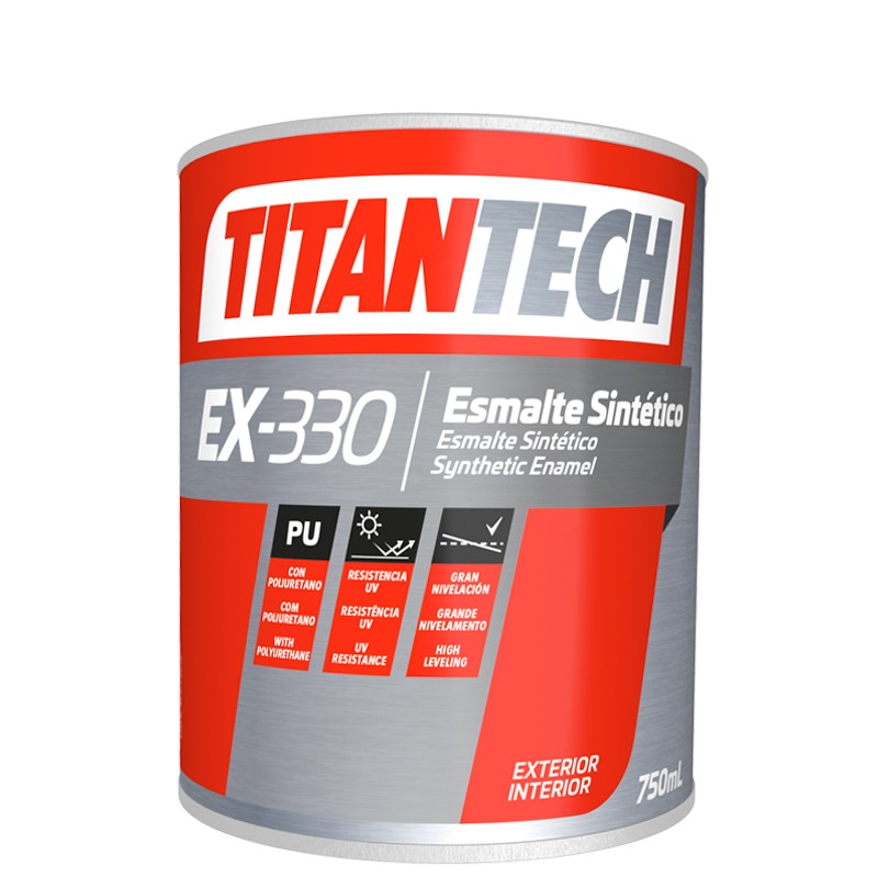 TitanTech Esmalte Sintético Branco Brilhante EX-330 TitanTech