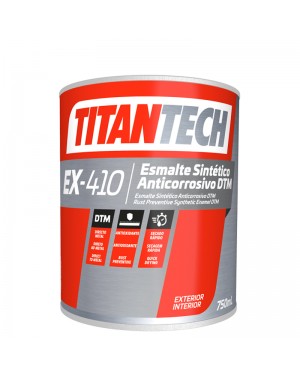 TitanTech Anticorrosion émail synthétique blanc DTM EX-410 TitanTech