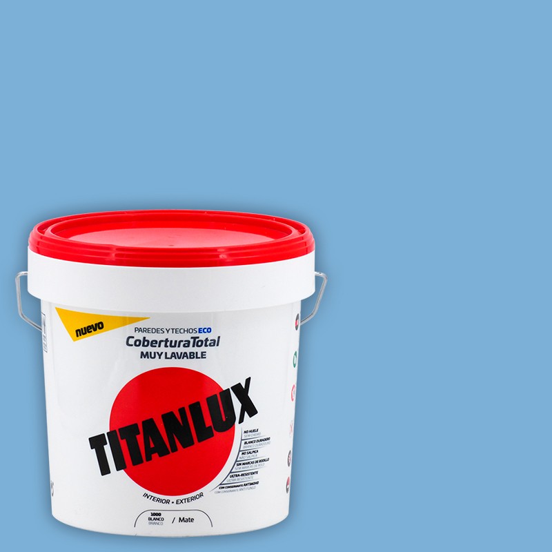 Titanlux Cobertura Completa Tinta Plástica Cores 15L Titanlux