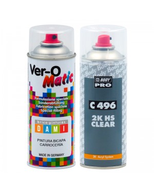 Brico-paintings Dami Kit Spray Zweischicht-Karosserie Alle Marken + 2K Lack