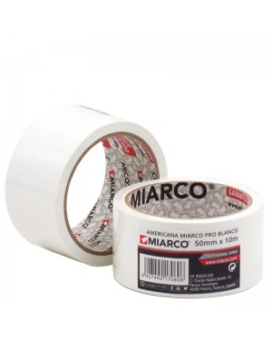 Miarco Nastro adesivo Miarco Pro 50mm x 10m Bianco