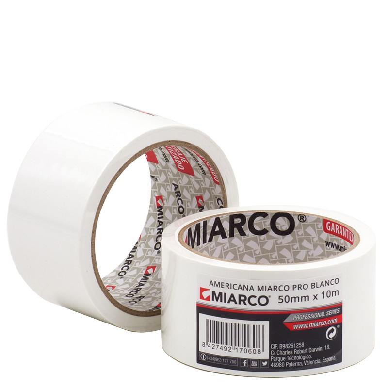 Miarco Nastro adesivo Miarco Pro 50mm x 10m Bianco