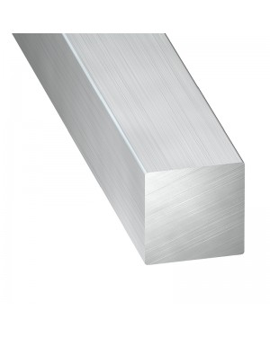 CQFD Cuadrado Aluminio Bruto 1 metro