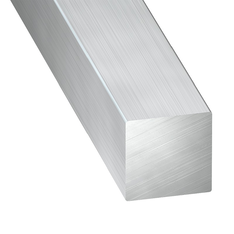CQFD Carré Aluminium Brut 1 mètre