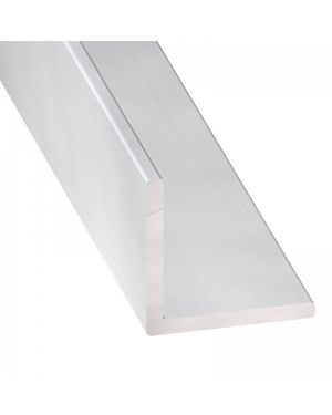CQFD Perfil Ángulo Igual Aluminio Anodizado Incoloro 1 metro