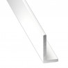 CQFD Perfil Ángulo desigual Aluminio Lacado Blanco 1 metro