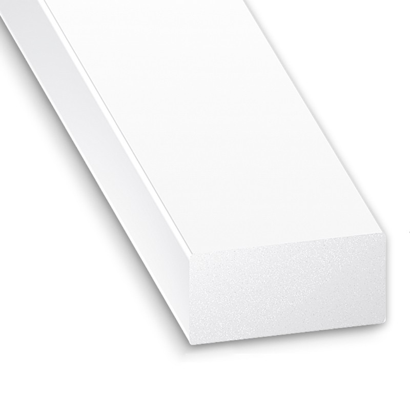 CQFD Rectángulo PVC Blanco 1 metro