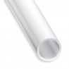 CQFD White PVC round tube 1 meter