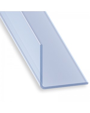 CQFD Profilé à angle égal PVC transparent 1 mètre